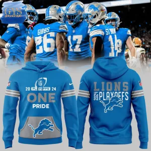 Detroit Lions Playoff One Pride Limited Edition Hoodie