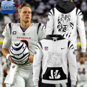 Whiteout Cincinnati Bengals 2024 Limited Pullover Hoodie
