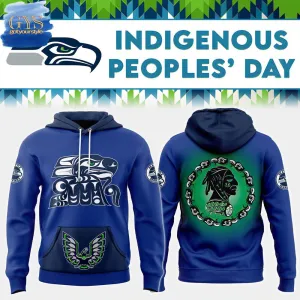 Seattle Seahawks 2024 Indigenous Peoples Day Limited Edition Fleece Hoodie