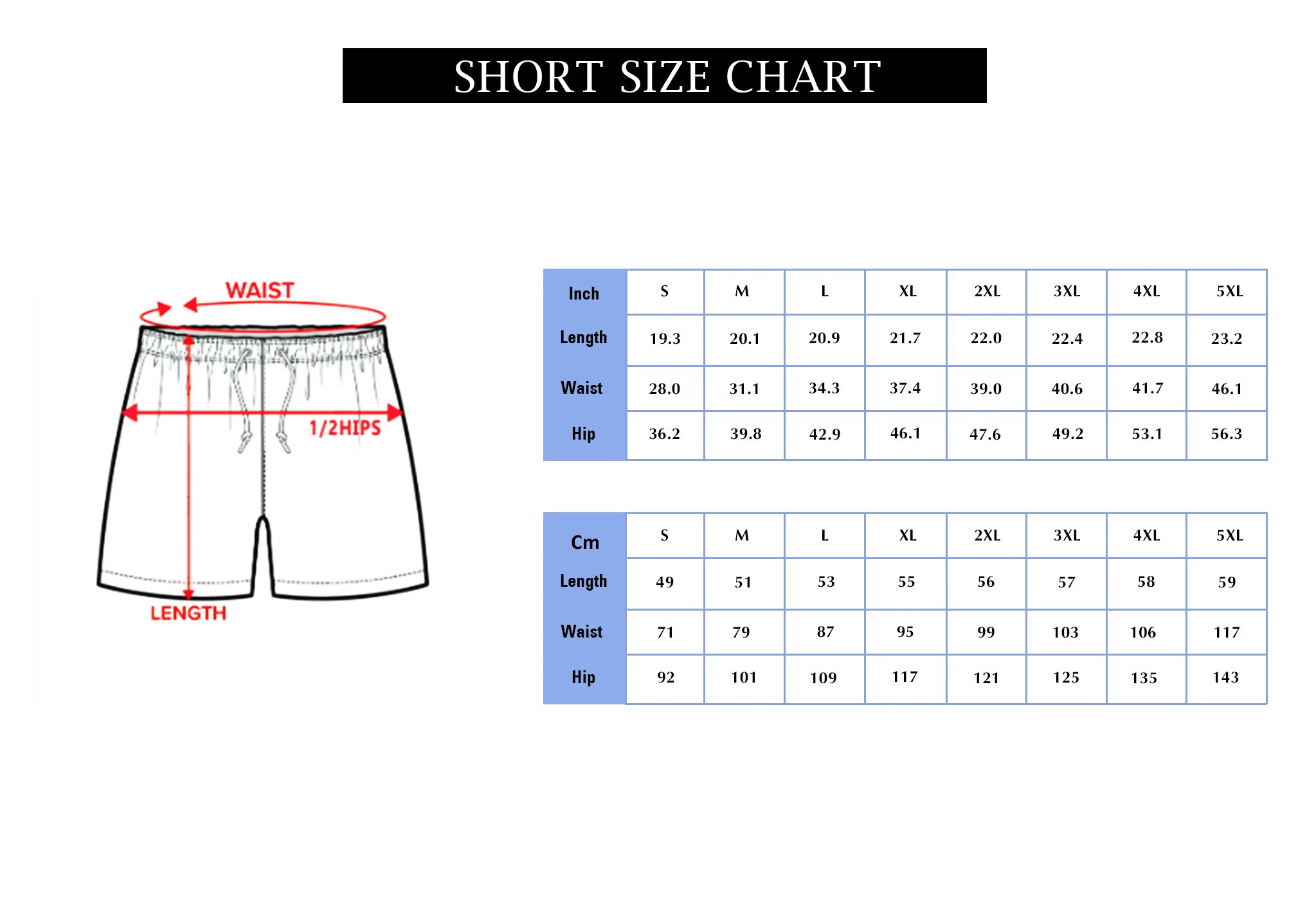 Short Shirt Size