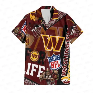 Washington Commanders For Life Hawaiian Shirt Front.jpeg