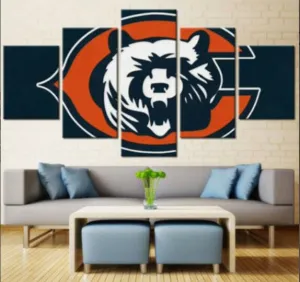 5panelchicagobearswallartforlivingroom.jpg