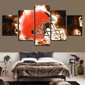 Clevelandbrownswallartthunderforlivingroomwalldecor 2.jpg