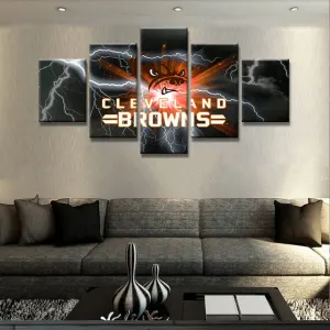 Cleveland Browns Canvas Wall Art Cheap For Living Room Wall Decor.jpg