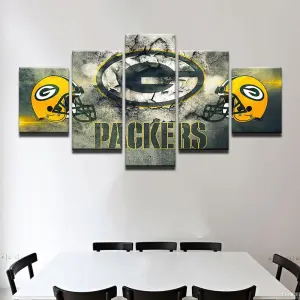 Green Bay Packers Canvas Wall Art Cheap For Living Room Wall Decor 2 Canvas Paintings.jpg
