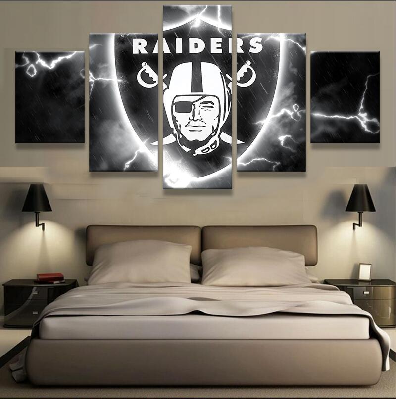 Oakland Raiders Wall Art Cheap For Living Room Wall Decor Canvas Paintings.jpg