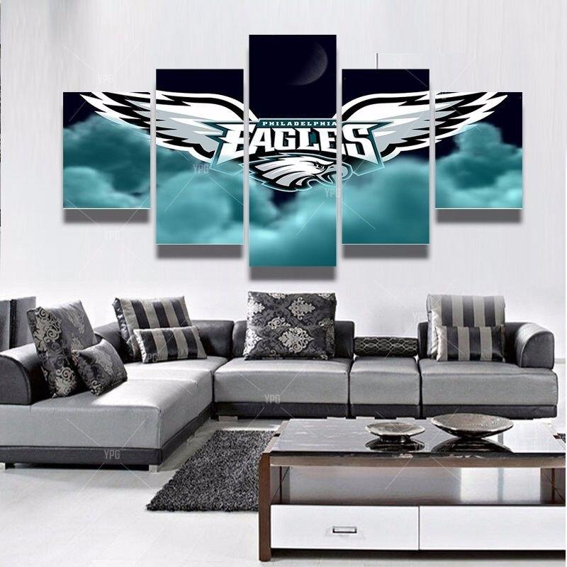 Philadelphia Eagles Canvas Wall Art Cheap For Living Room Wall Decor Football Canvas Paintings.jpg