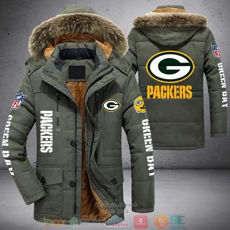 Nfl Green Bay Packers Logo Parka Jacket 1 2