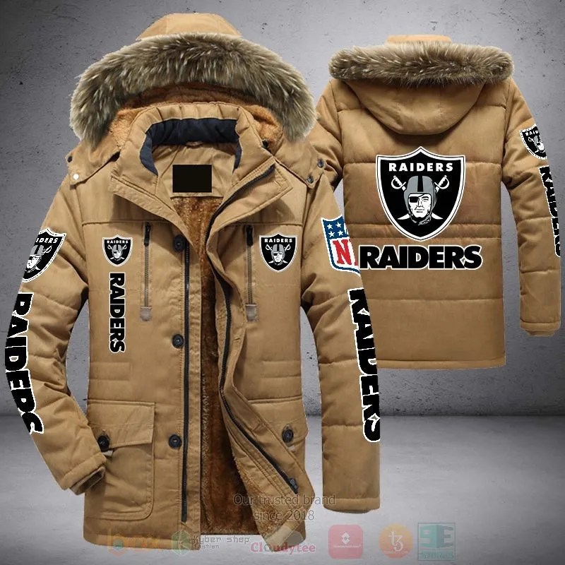 Nfl Las Vegas Raiders Blue Skull Parka Jacket 1 2 3.jpg